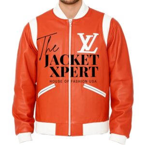 Louis Vuitton Cowhide Leather Bomber Jacket