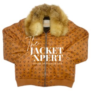 mcm v bomber jacket