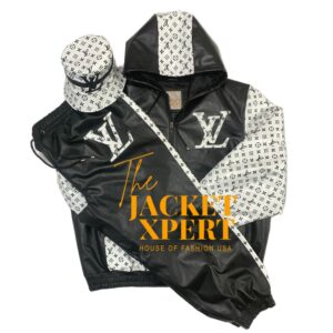 Louis Vuitton Leather Tracksuit